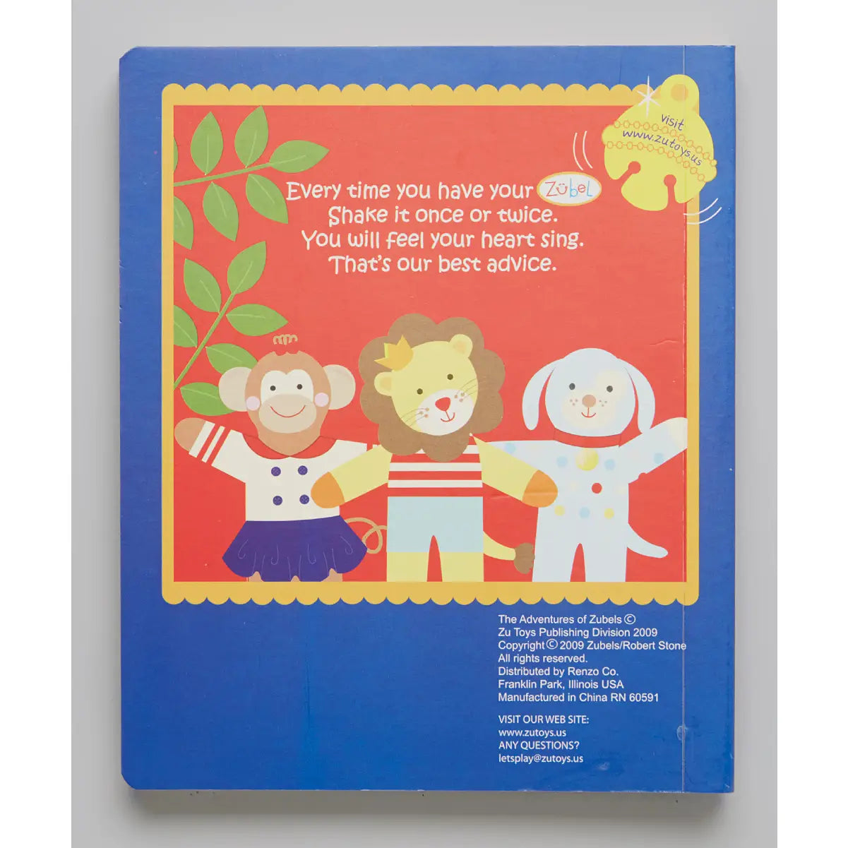 "Have You Seen My Bell?" Board Book + Toy