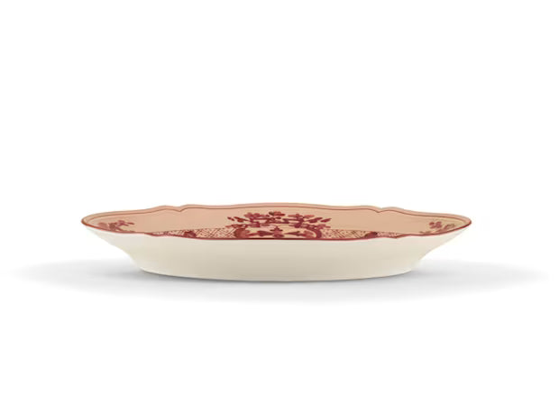 Oriente Italiano Vermiglio Oval Platter