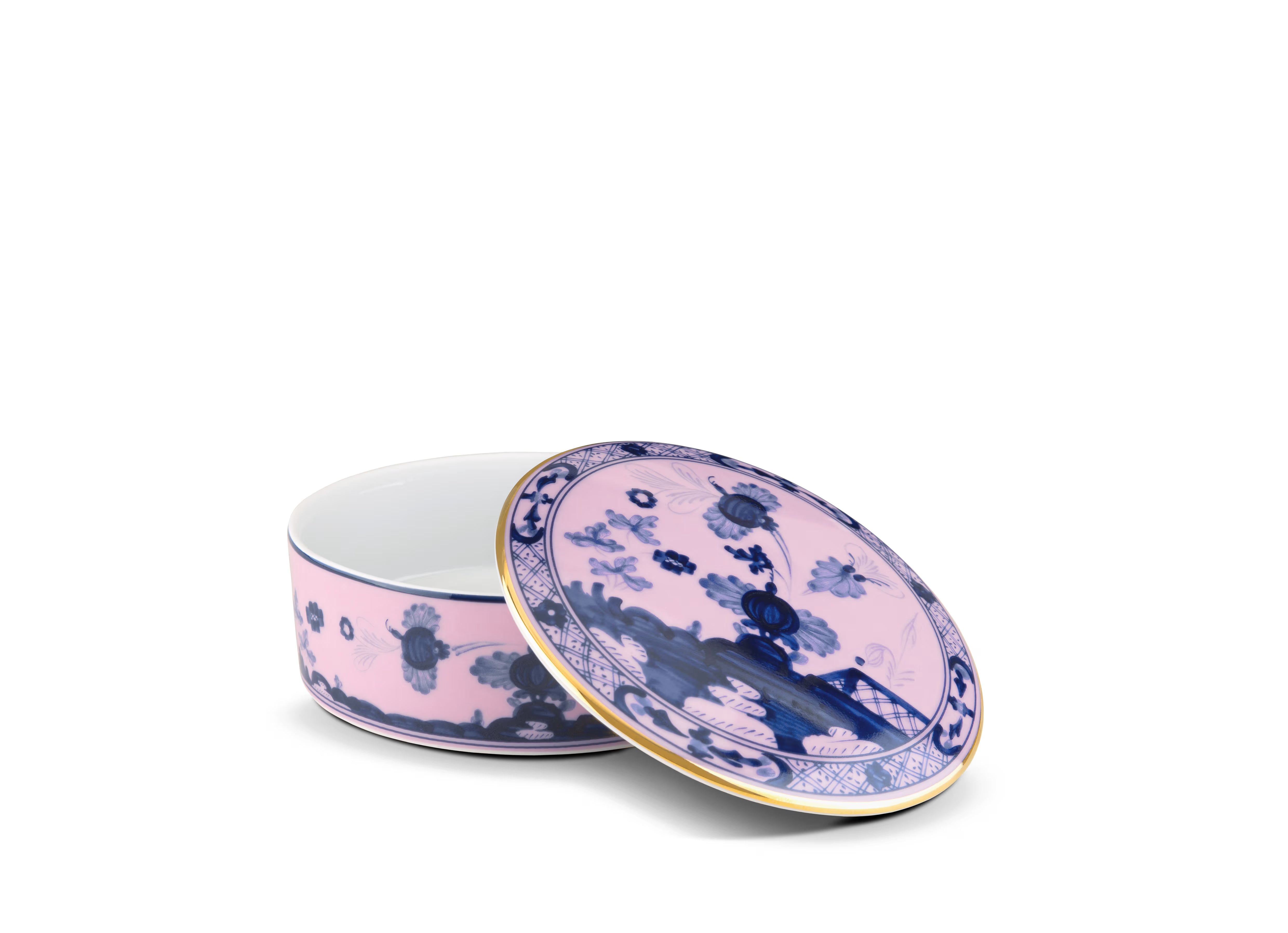 Oriente Italiano Azalea Round Trinket Box