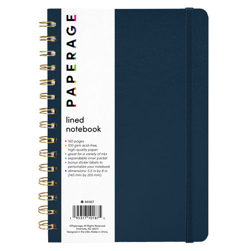 Lined Spiral-Bound Notebook