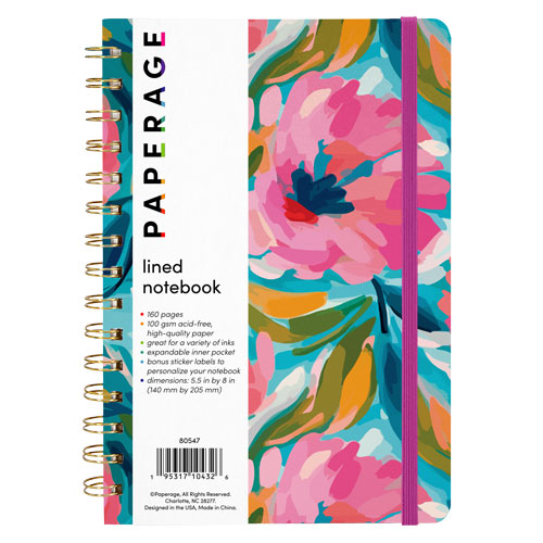 Lined Spiral-Bound Notebook
