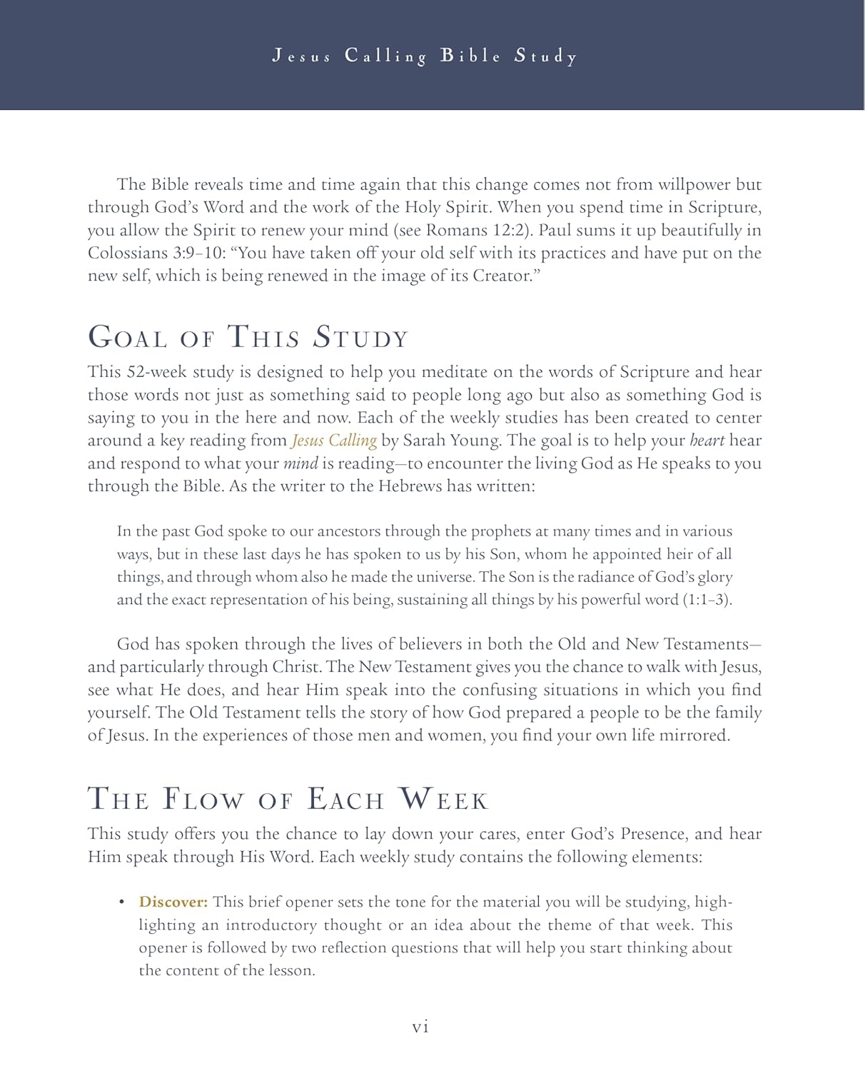 Jesus Calling 52-Week Bible Study: Experience the Presence of God
