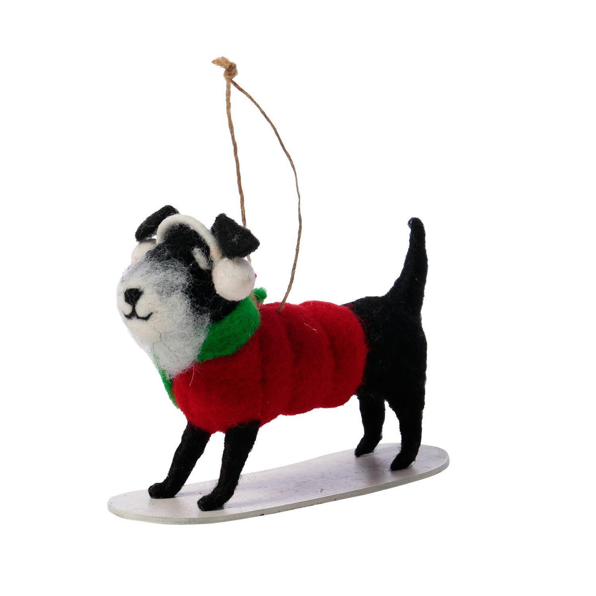 Winter Fun Felt Animal Ornament