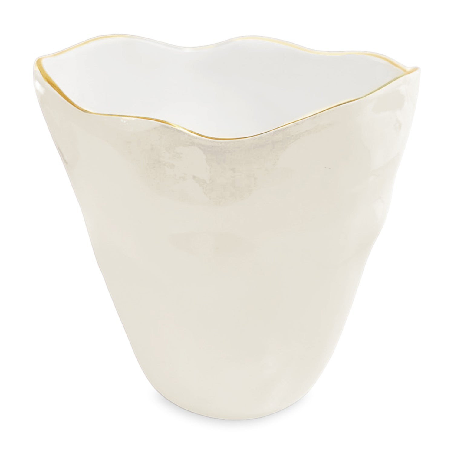 ENCANTO Soho Large Ice Bucket (Cream and White)