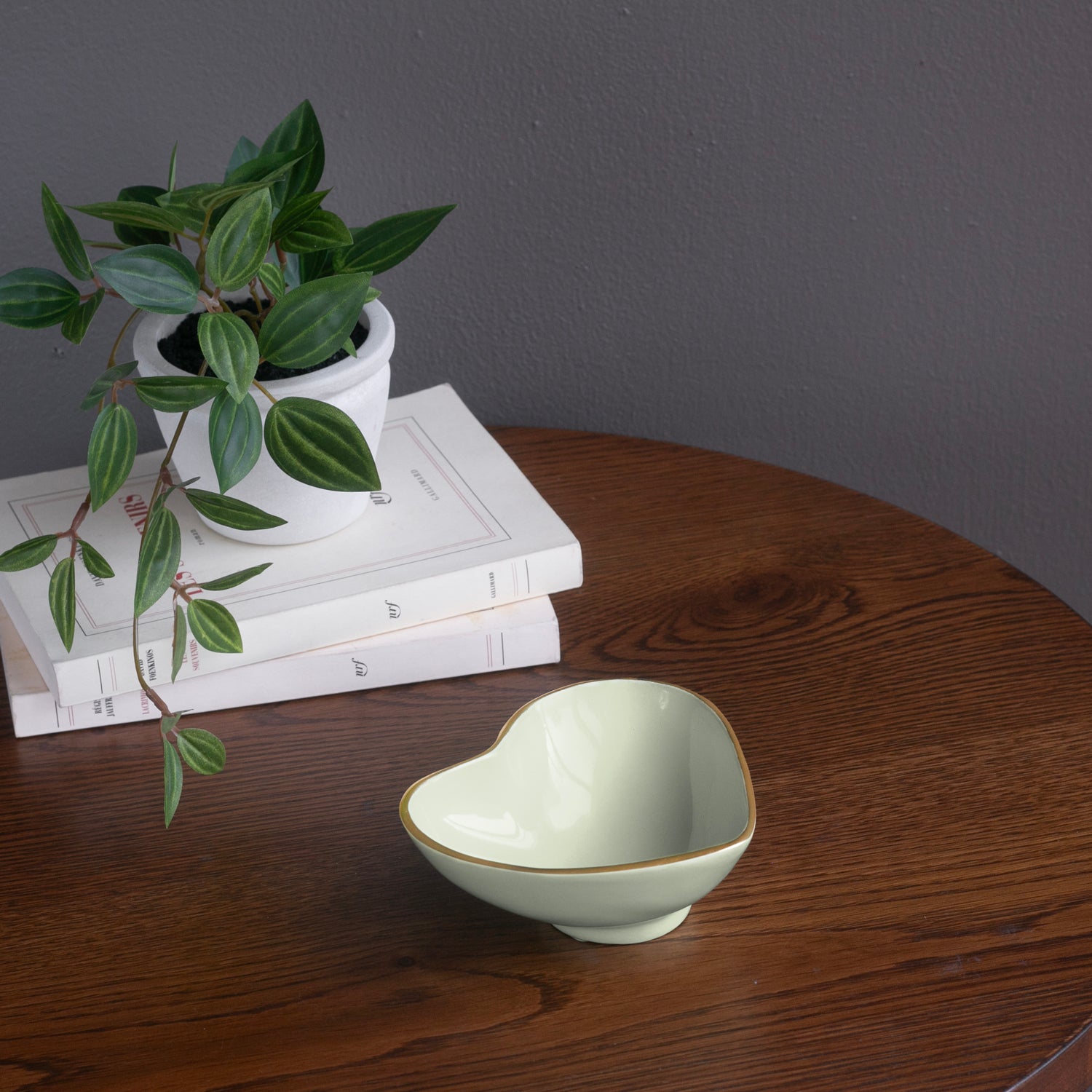 ENCANTO Deep Heart Mini Bowl (Pistachio)