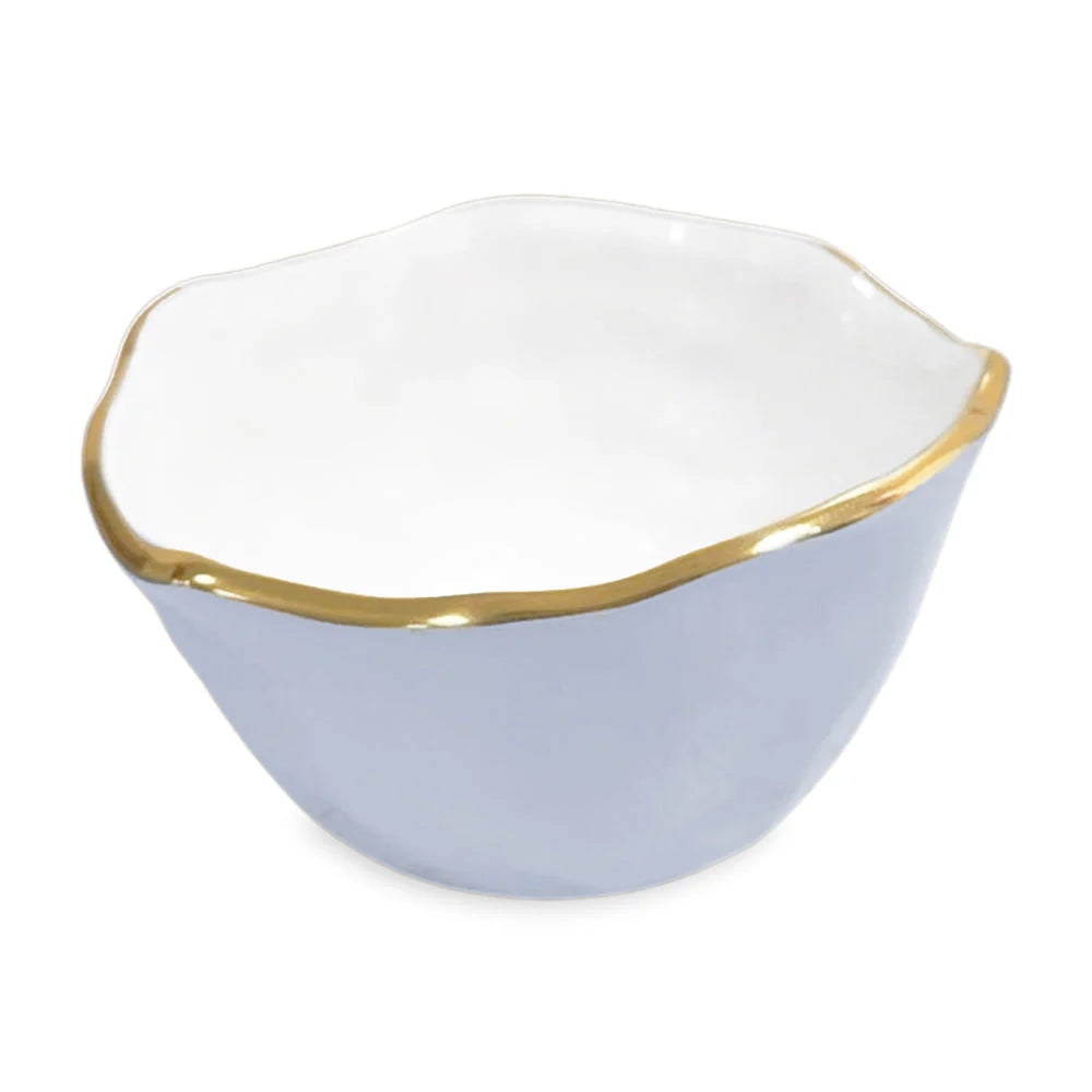 ENCANTO Osaka Small Bowl (Periwinkle and White)