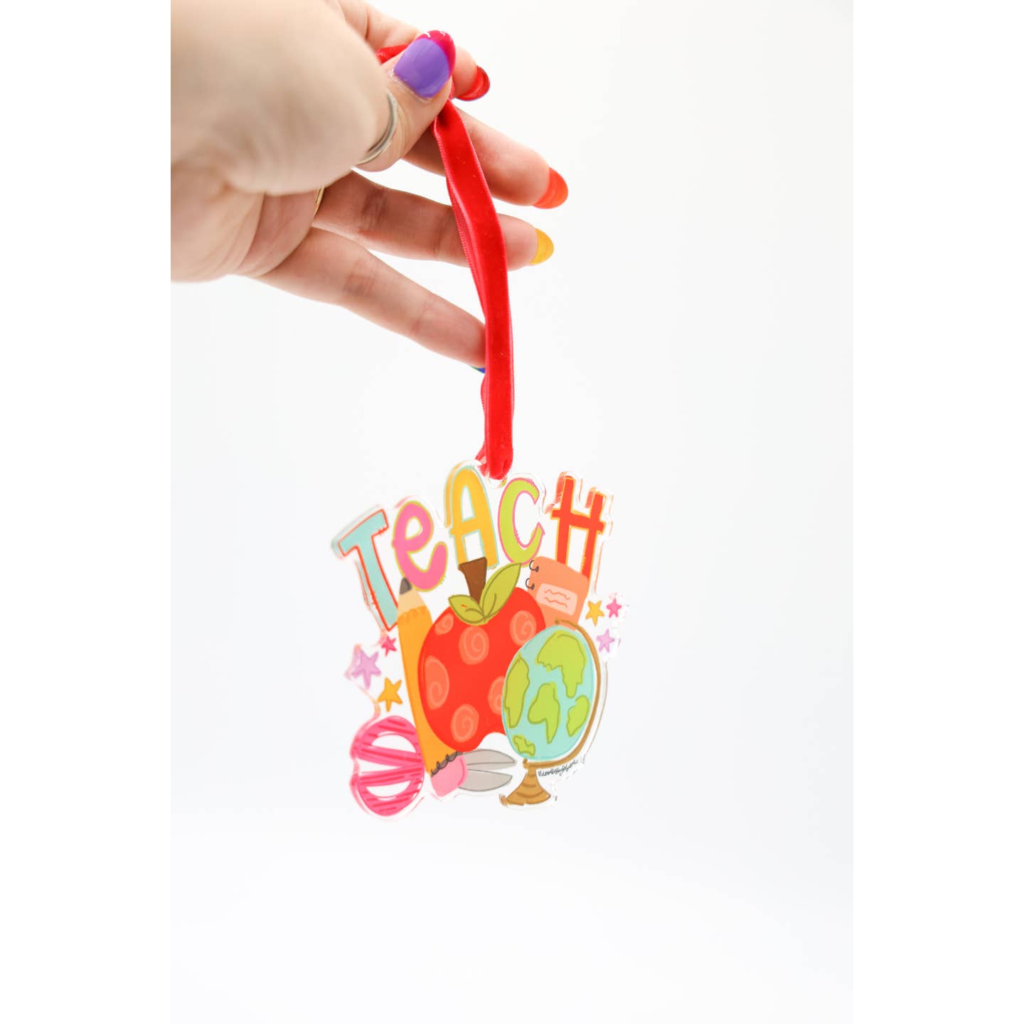 Teach Icons Acrylic Ornament