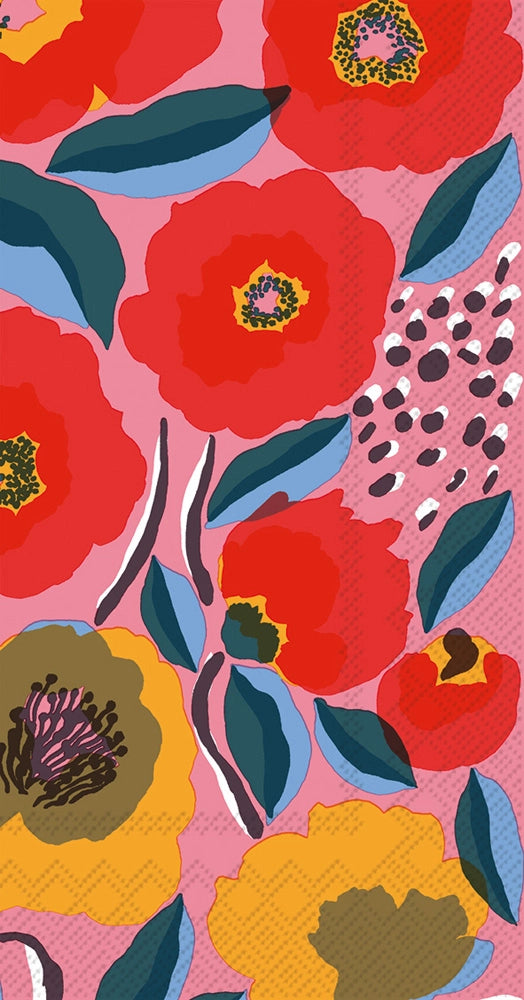 Rosarium Rose Marmekko Paper Napkins