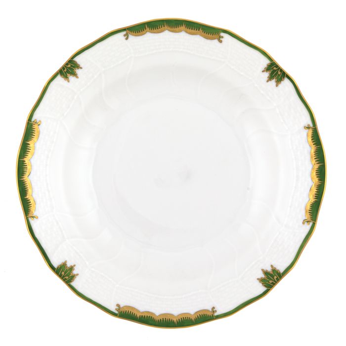 Princess Victoria Dessert Plate - Dark Green