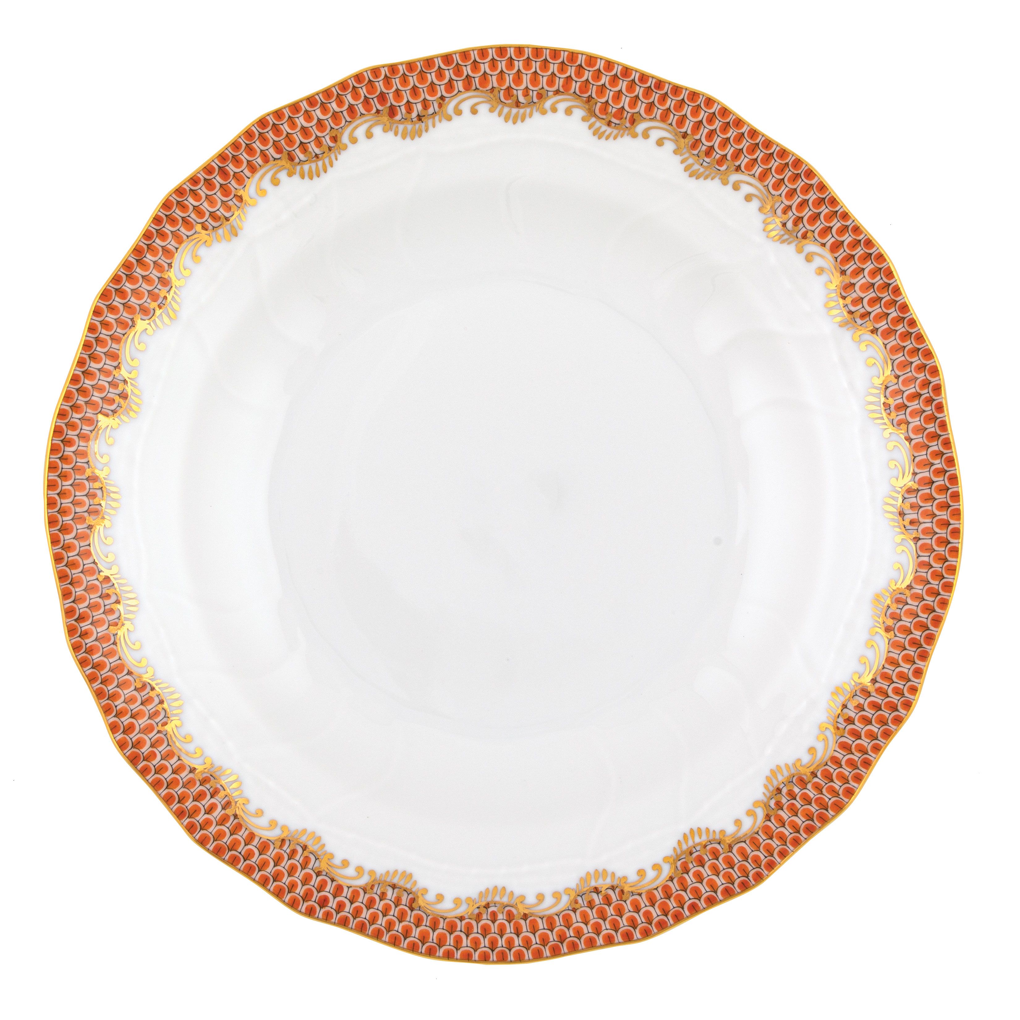 Rust Fish Scale - Dessert Plate