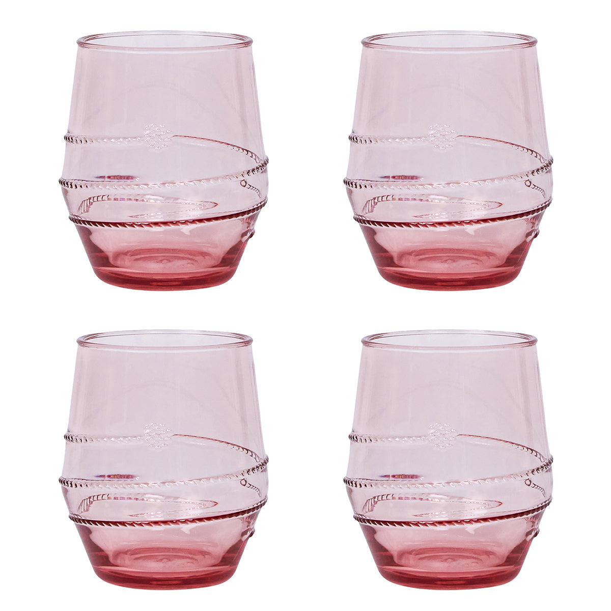 Amalia Acrylic Small Tumbler - Coral