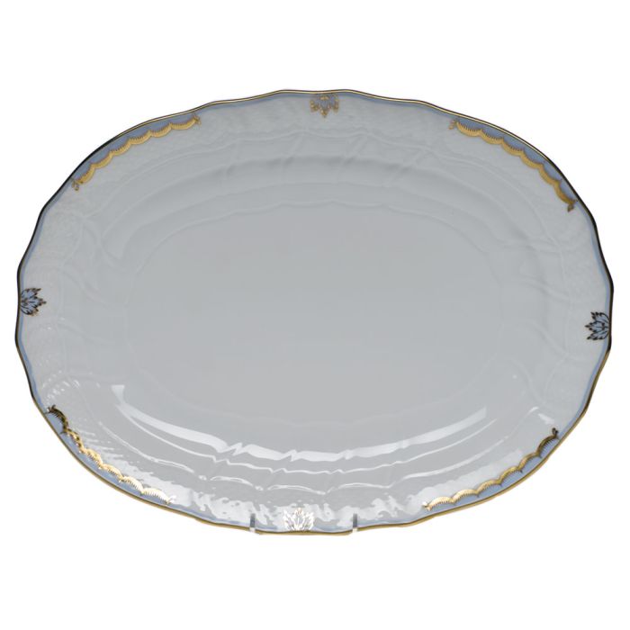 LIGHT BLUE PRINCESS VICTORIA PLATTER