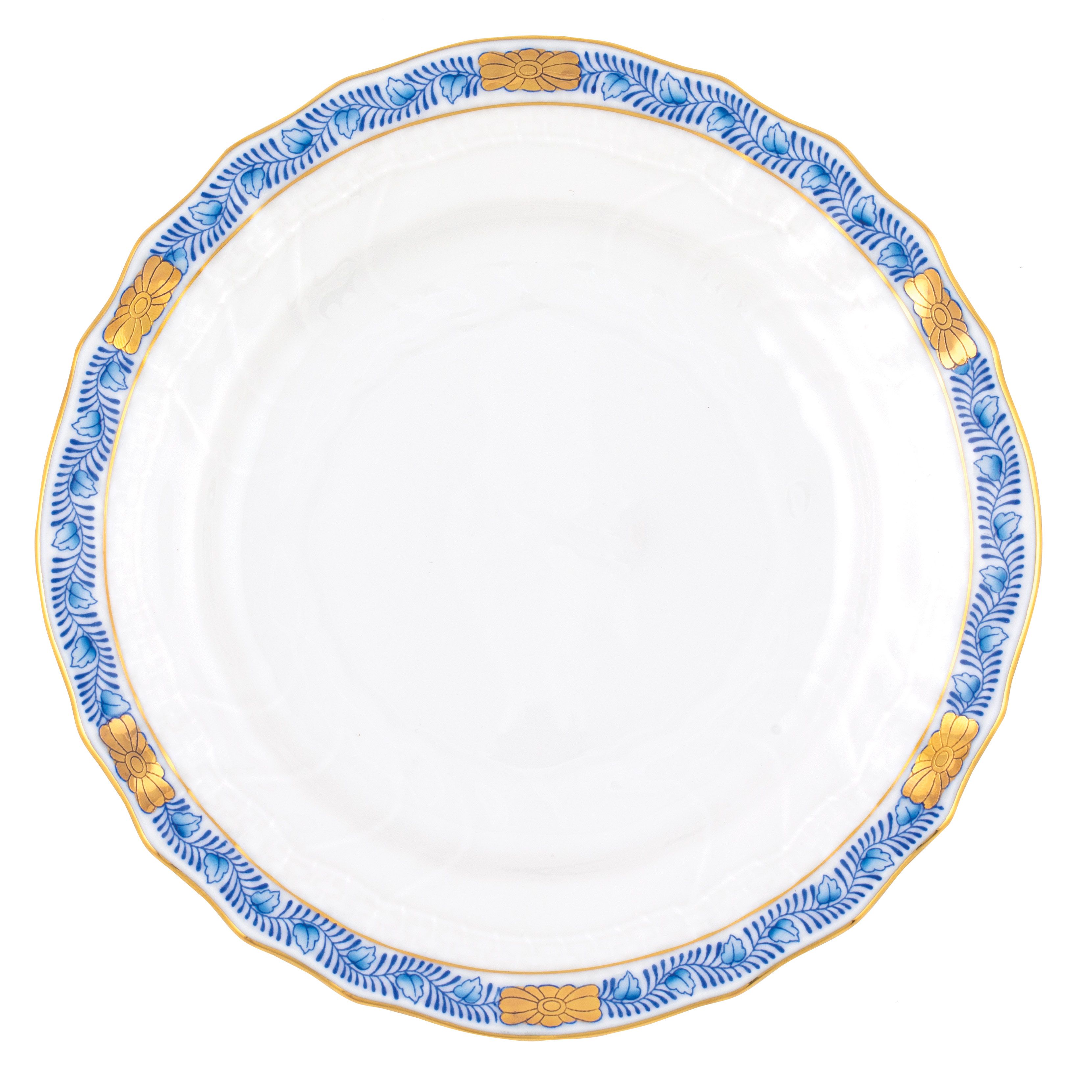 Blue Chinese Bouquet Garland - Bread and Butter Plate