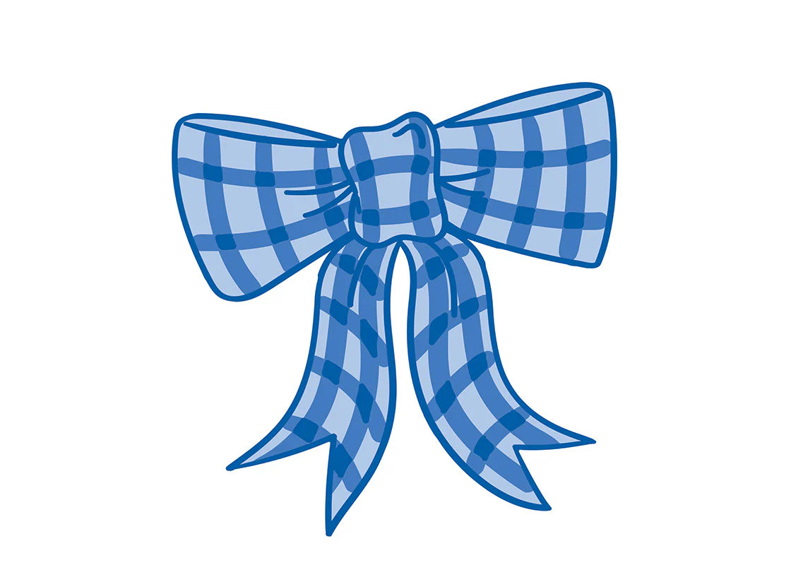 Gingham Bow Big Attachment