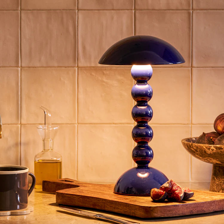 Lacquer Rechargeable Bobbin LED Lamp