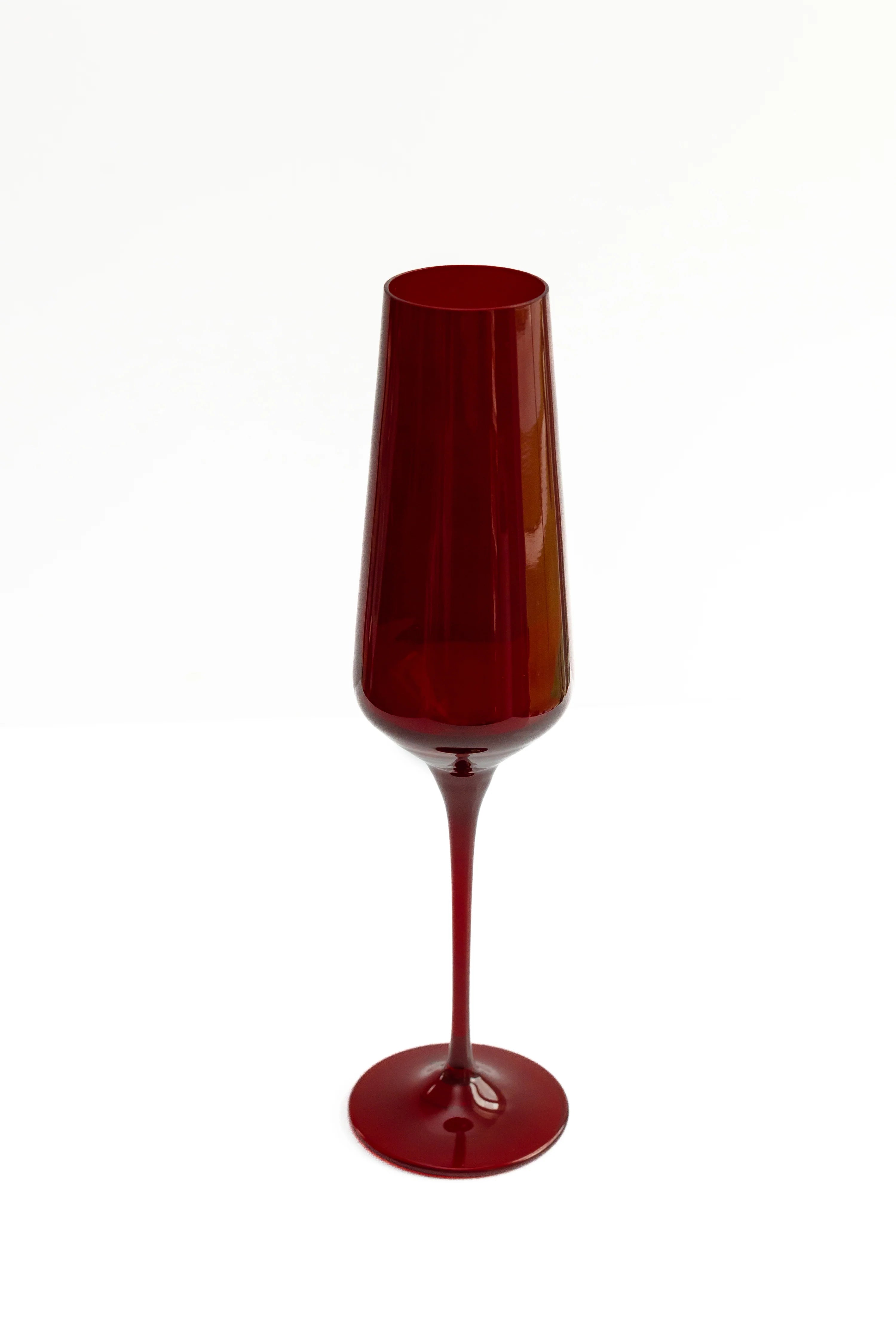 Estelle Champagne Flute - Single - Red