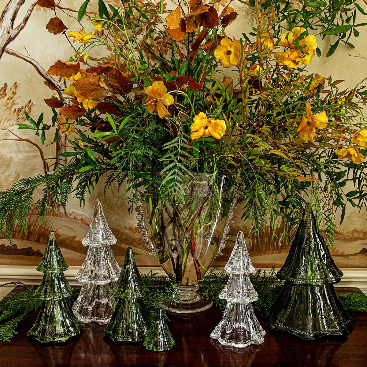 Berry & Thread Stackable Tree Evergreen Set