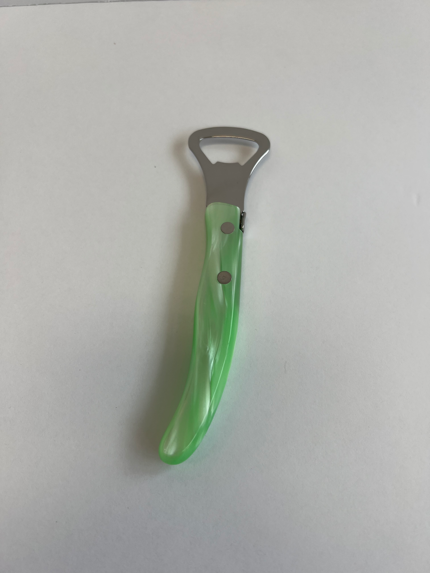 Berlingot Bottle Opener | Light Green Handle