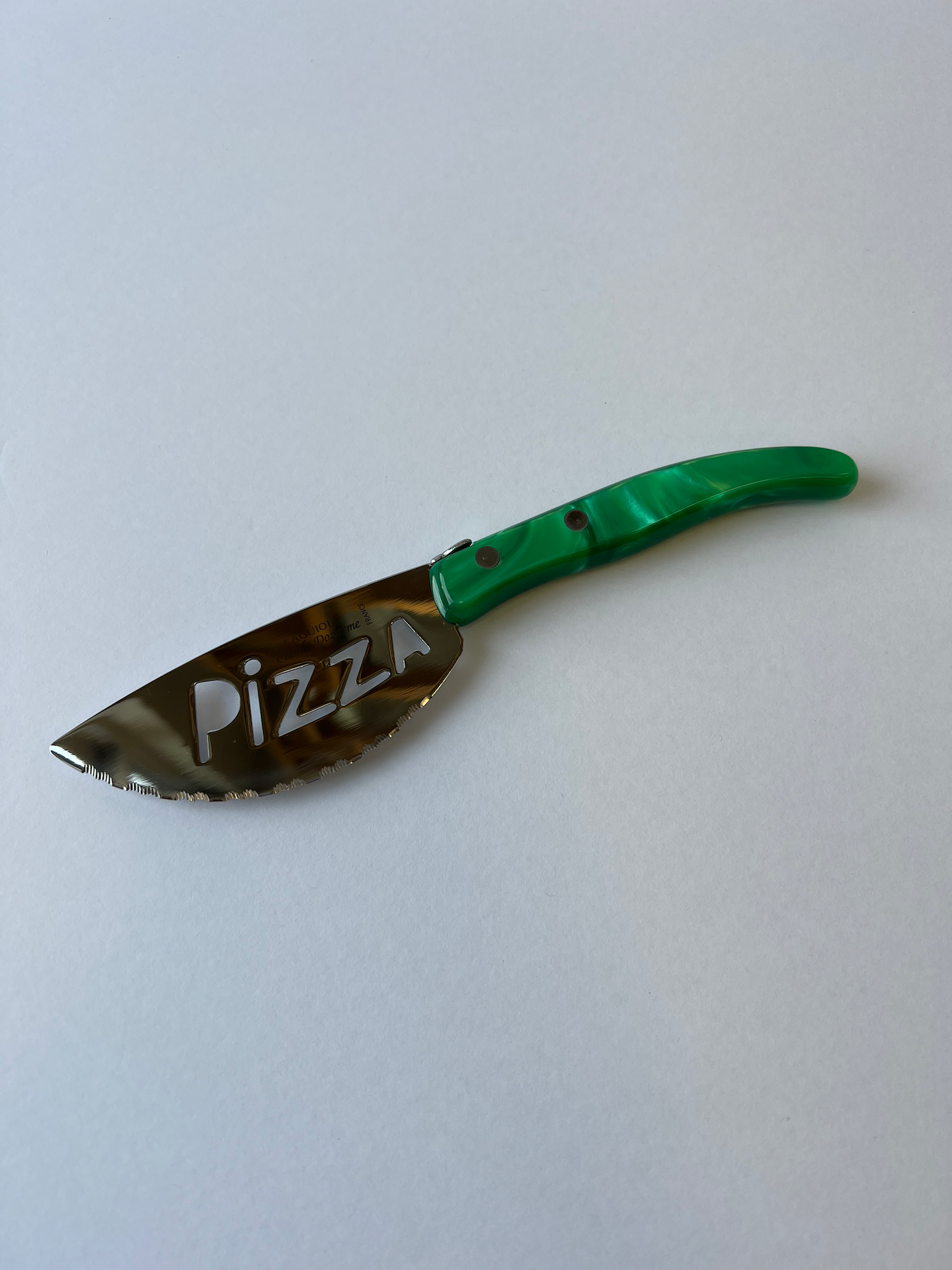 Berlingot Pizza Knife | Green Grass Handle