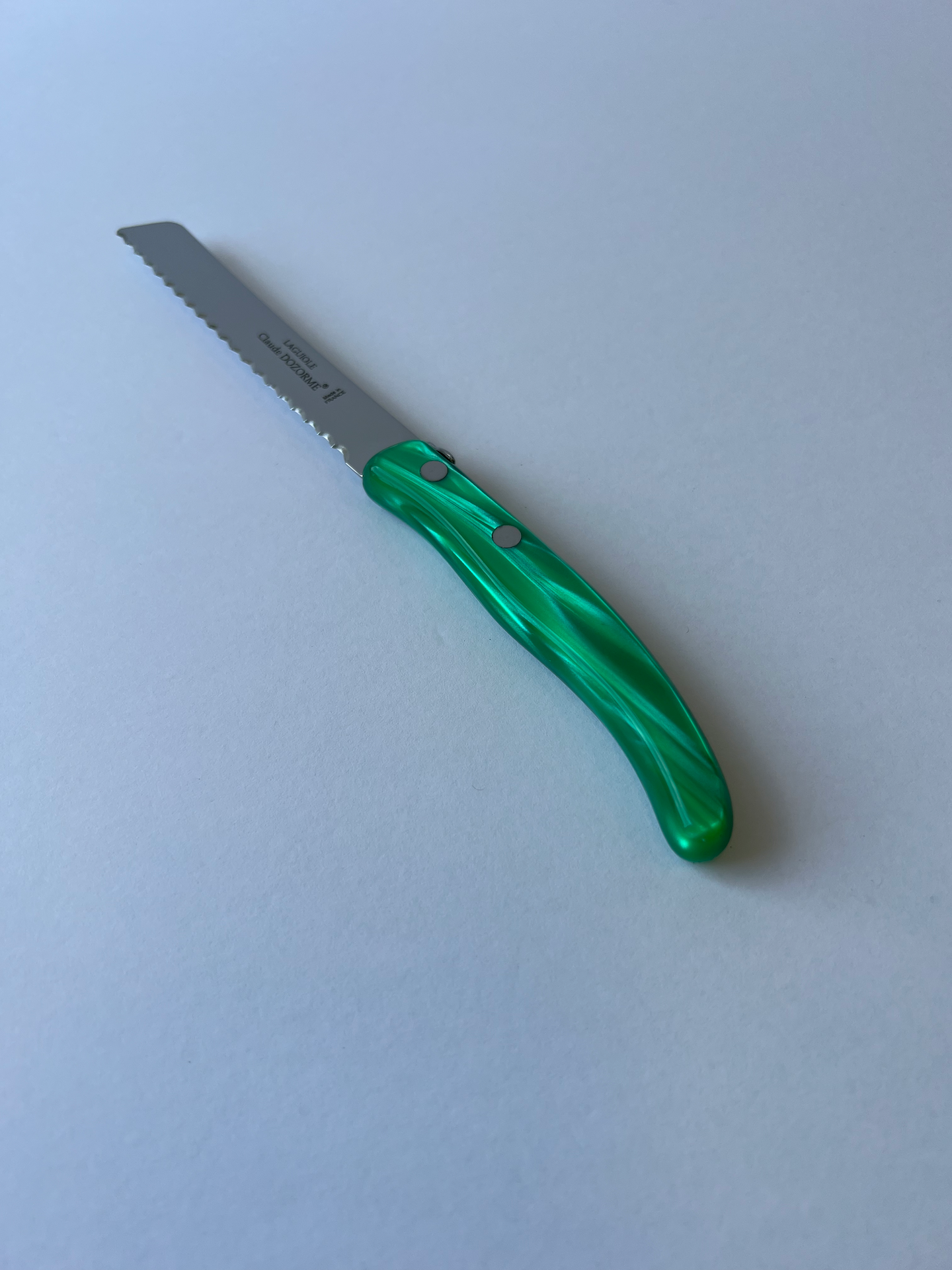 Berlingot Tomato Knife | Green Grass Handle