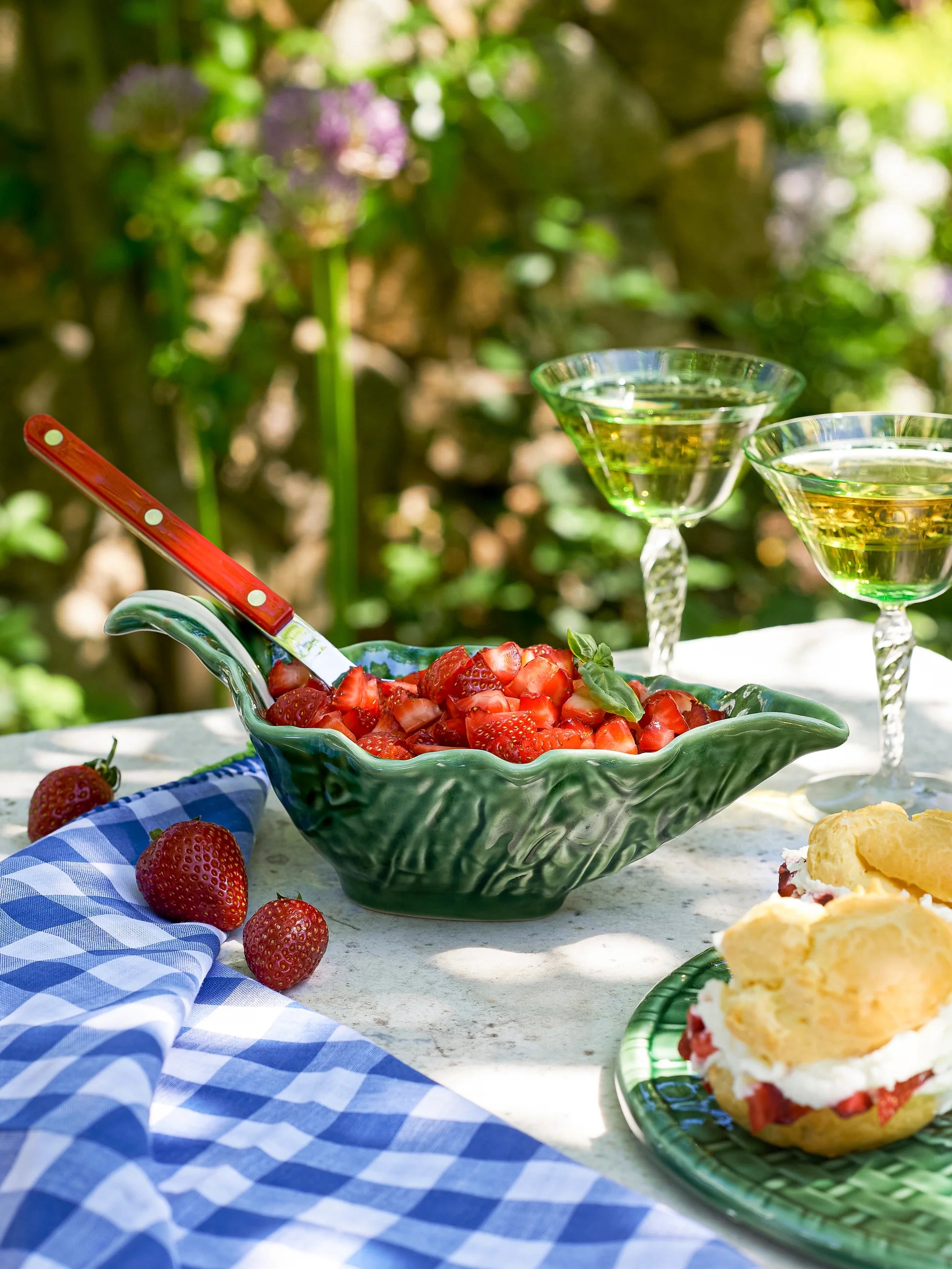Green Cabbage Sauceboat