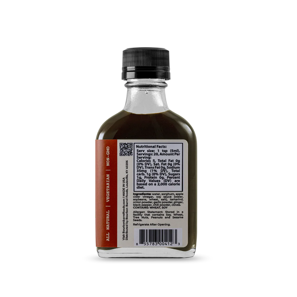 Bottle with a label on a white background