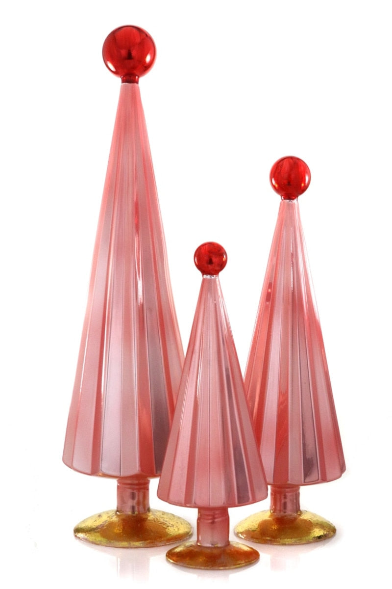 Pink and Red Pleated Tree