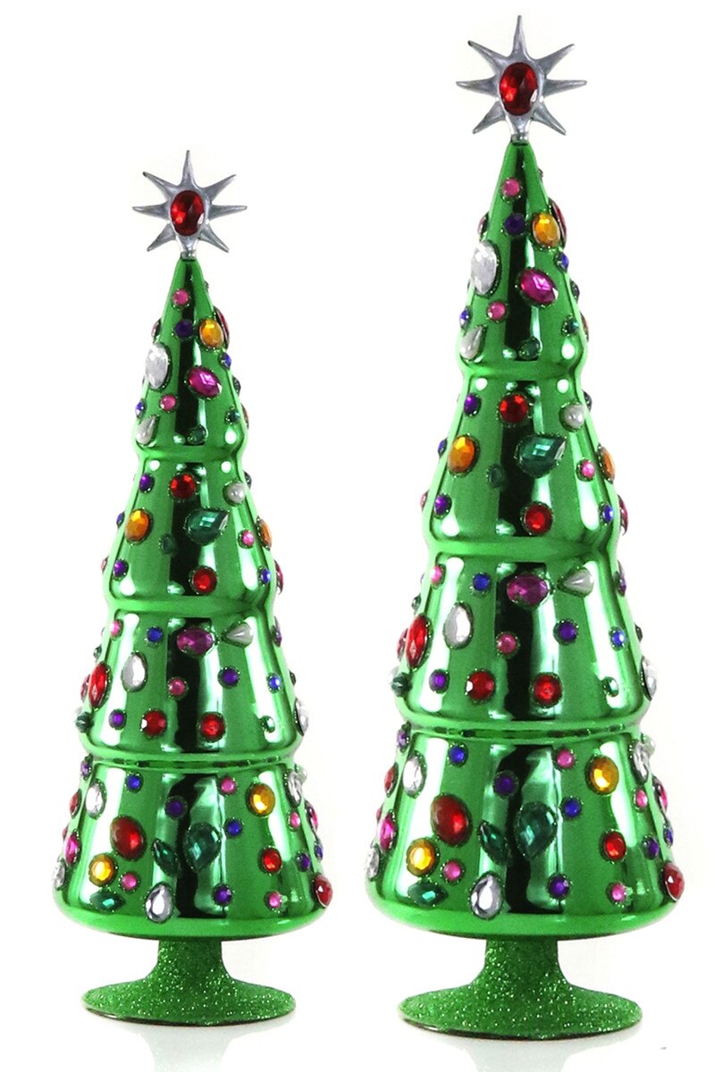 Green Collected Gem Tree