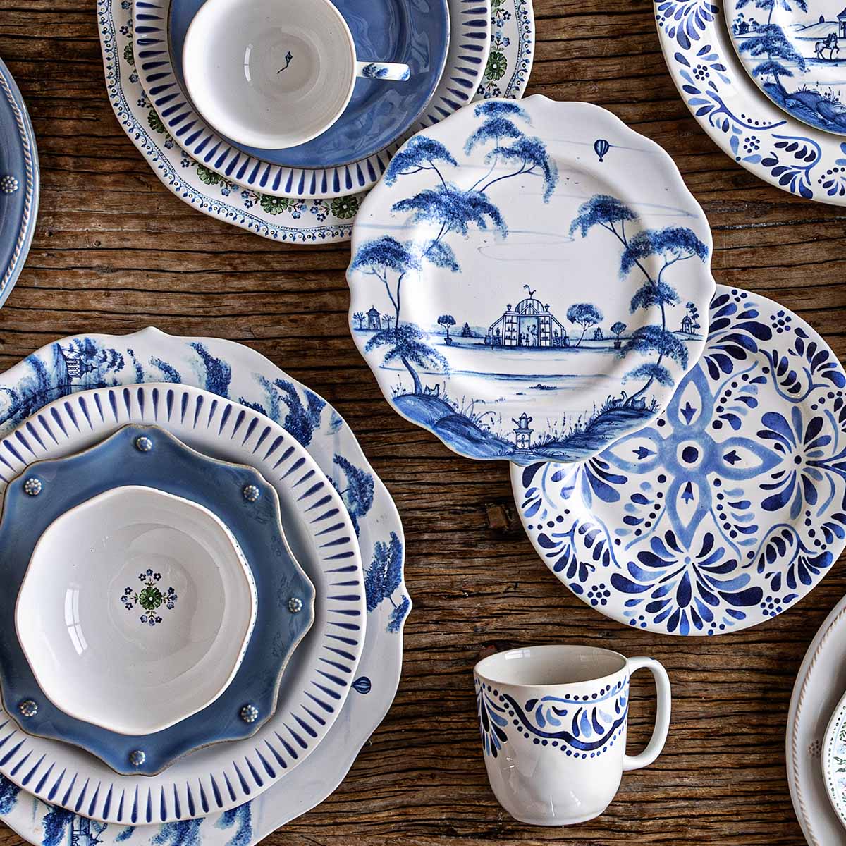 Country Estate Delft Blue Dessert/Salad Plate