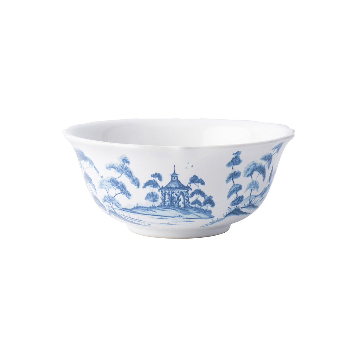 Country Estate Delft Blue Cereal/Ice Cream Bowl Hen House