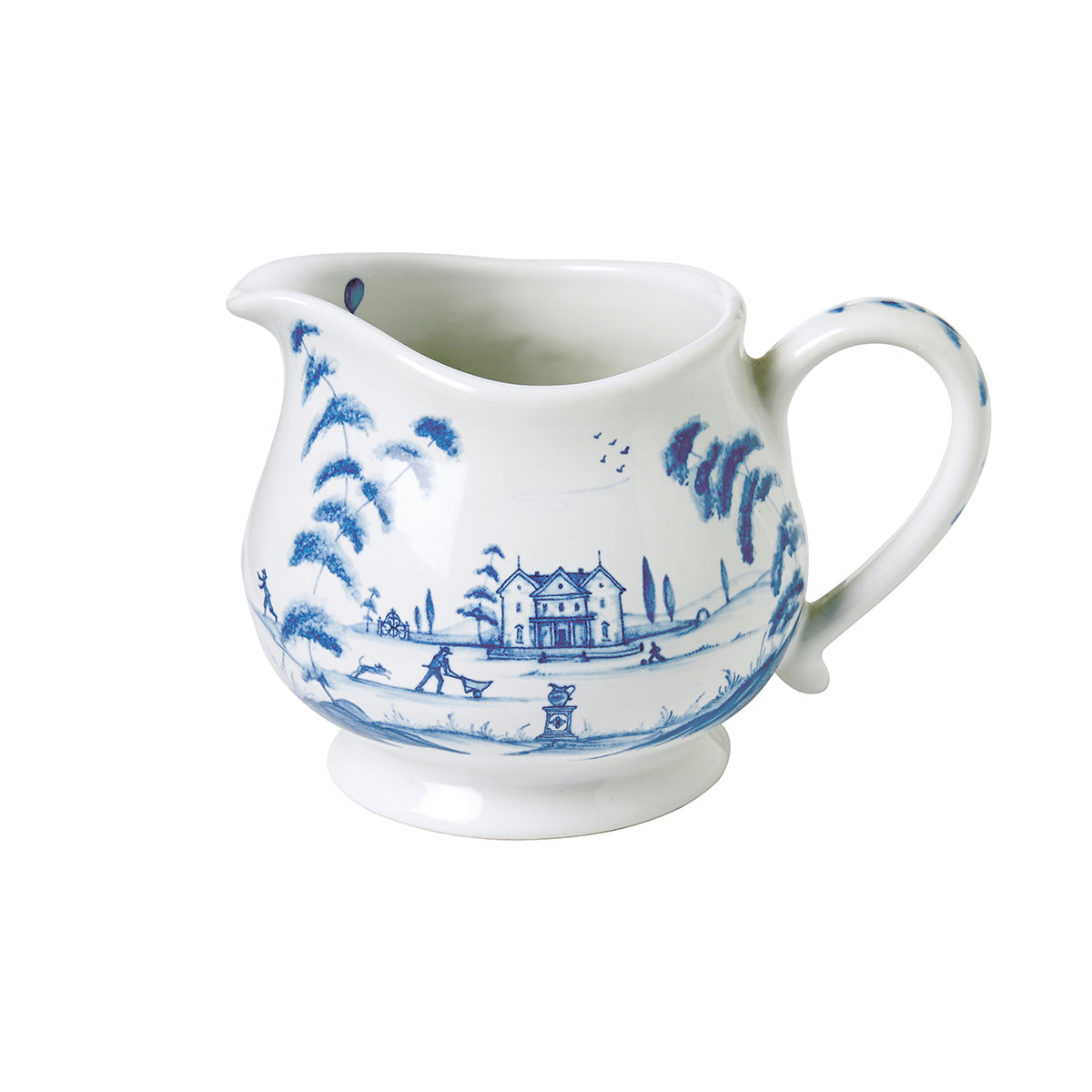 Country Estate Delft Blue Creamer Main House