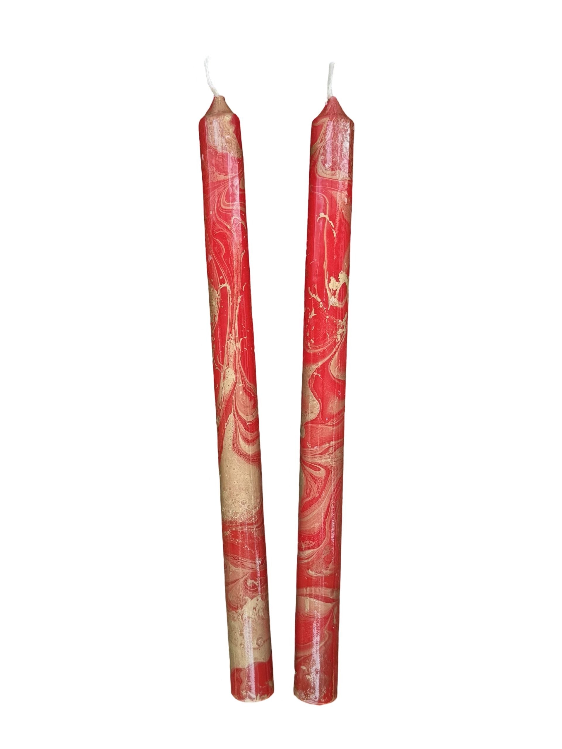 Cranberry and Spice 2pc Taper Set