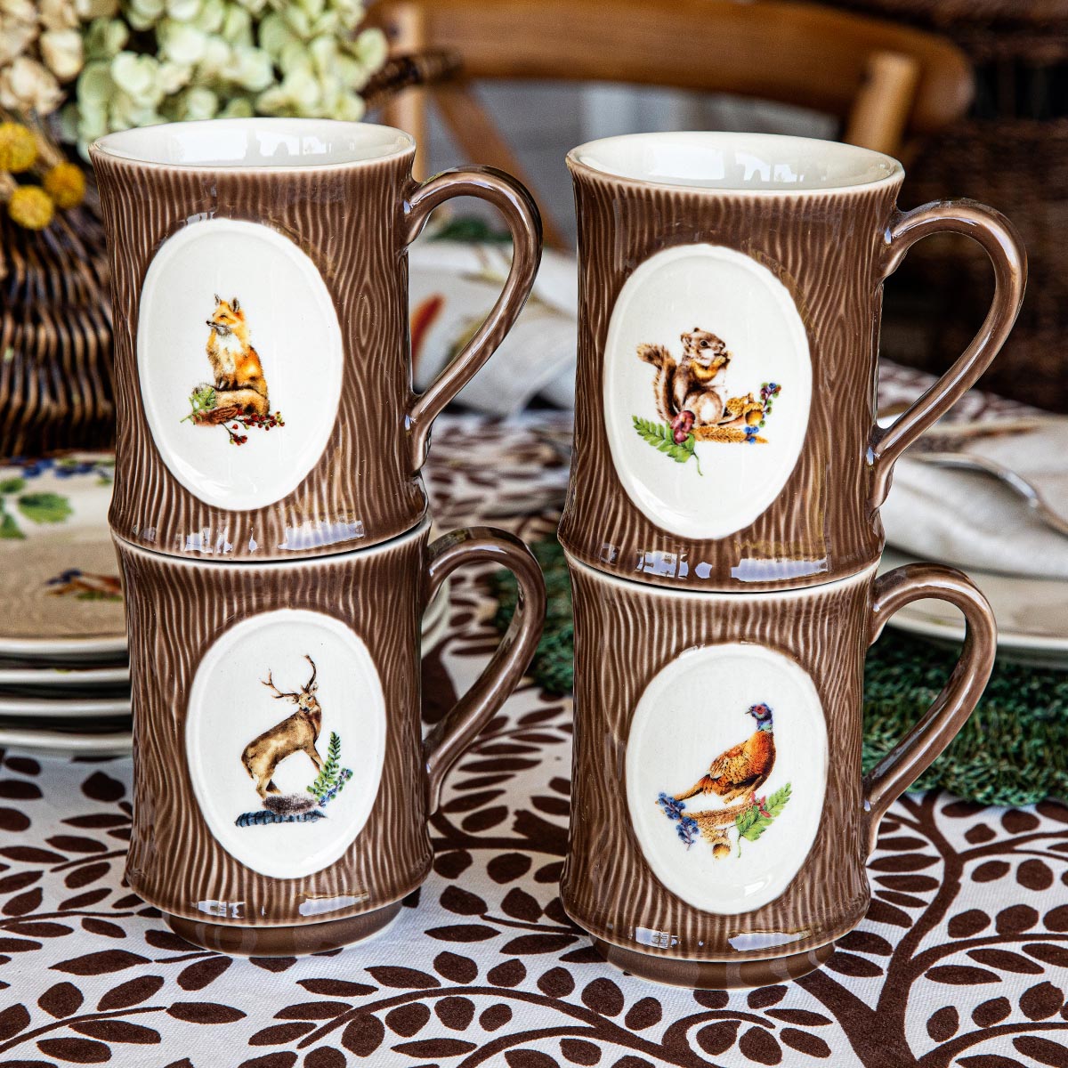 Forest Walk Animal Mugs
