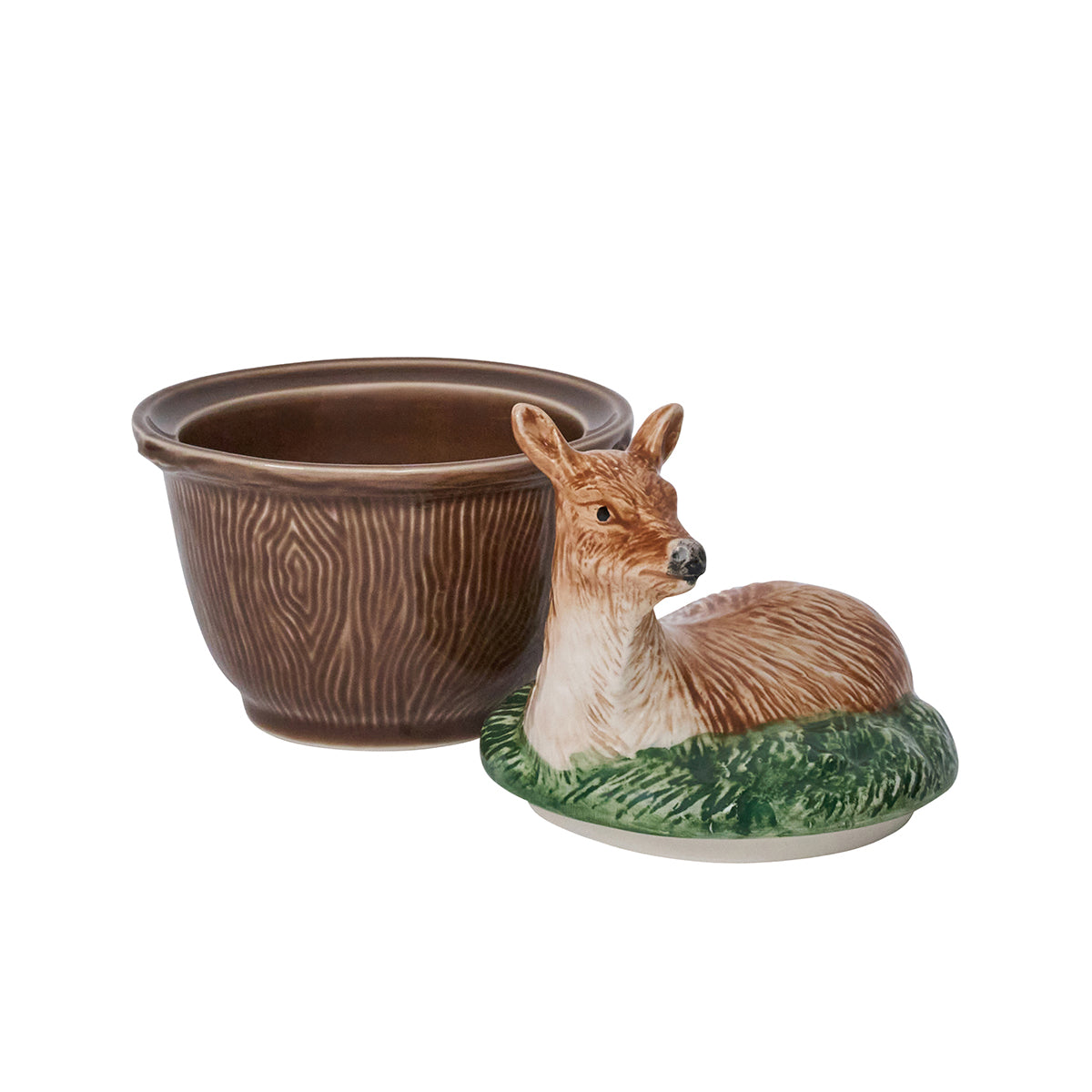 Forest Walk Deer Bowl with Lid - Multi