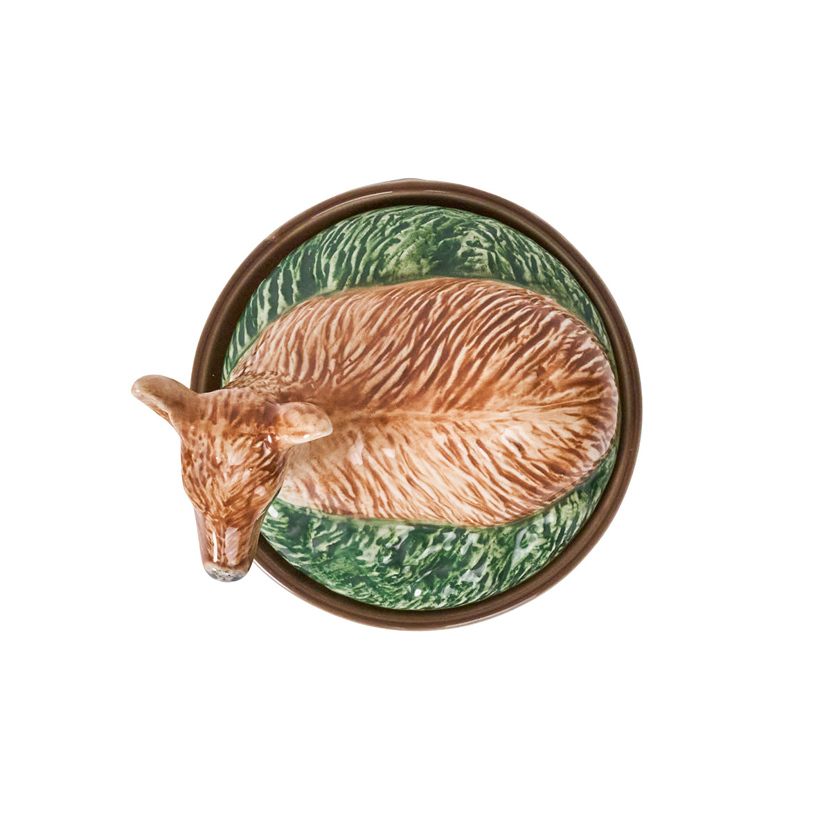 Forest Walk Deer Bowl with Lid - Multi