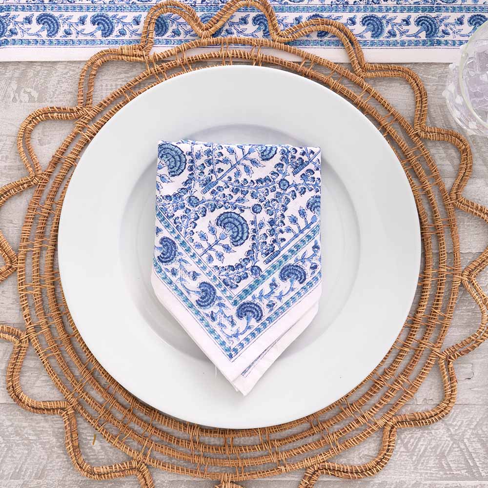 Caroline Blue Napkin | Set of 4