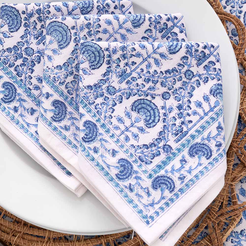 Caroline Blue Napkin | Set of 4