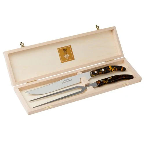Berlingot Box of 2 Carving Set | Flake Handle