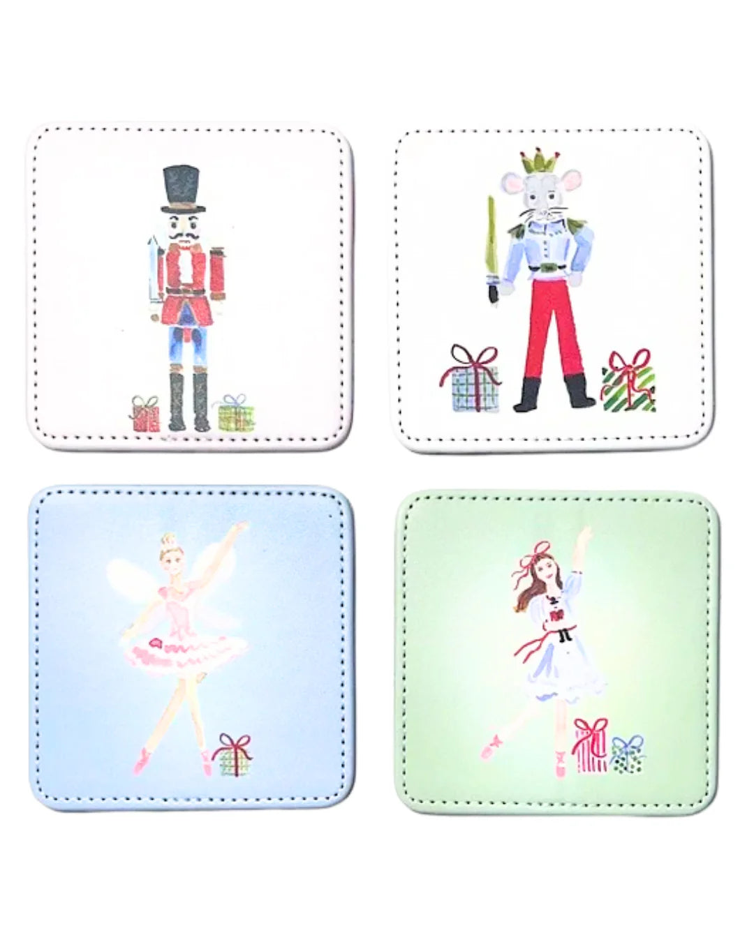 Nutcracker Ballet Coasters | Set of 4