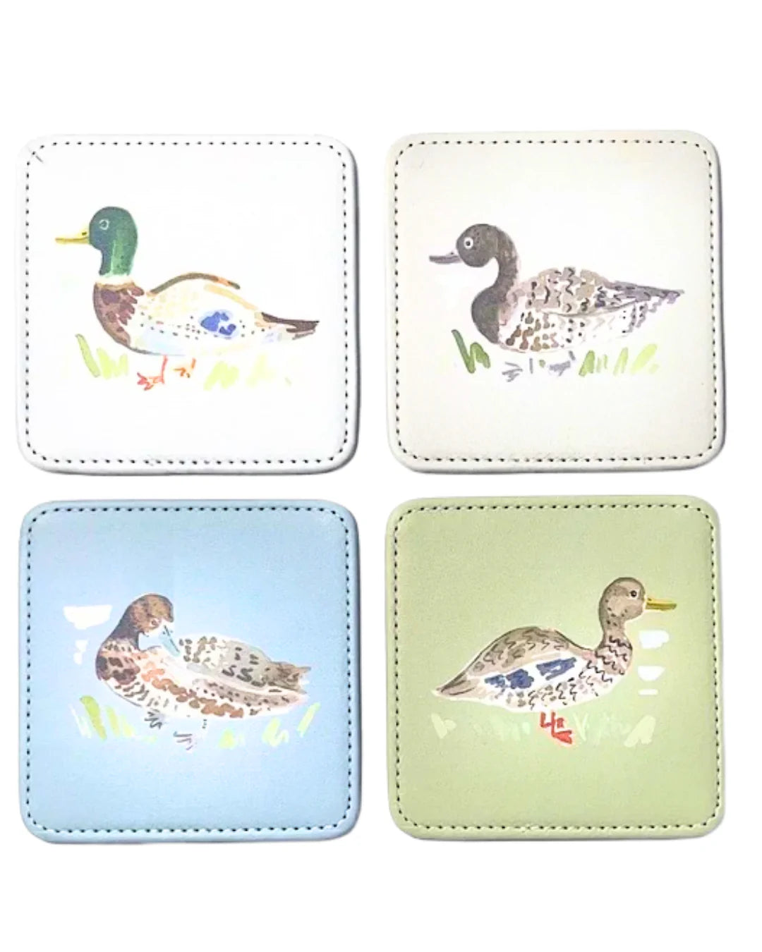 Duck, Duck Coasters | Set of 4