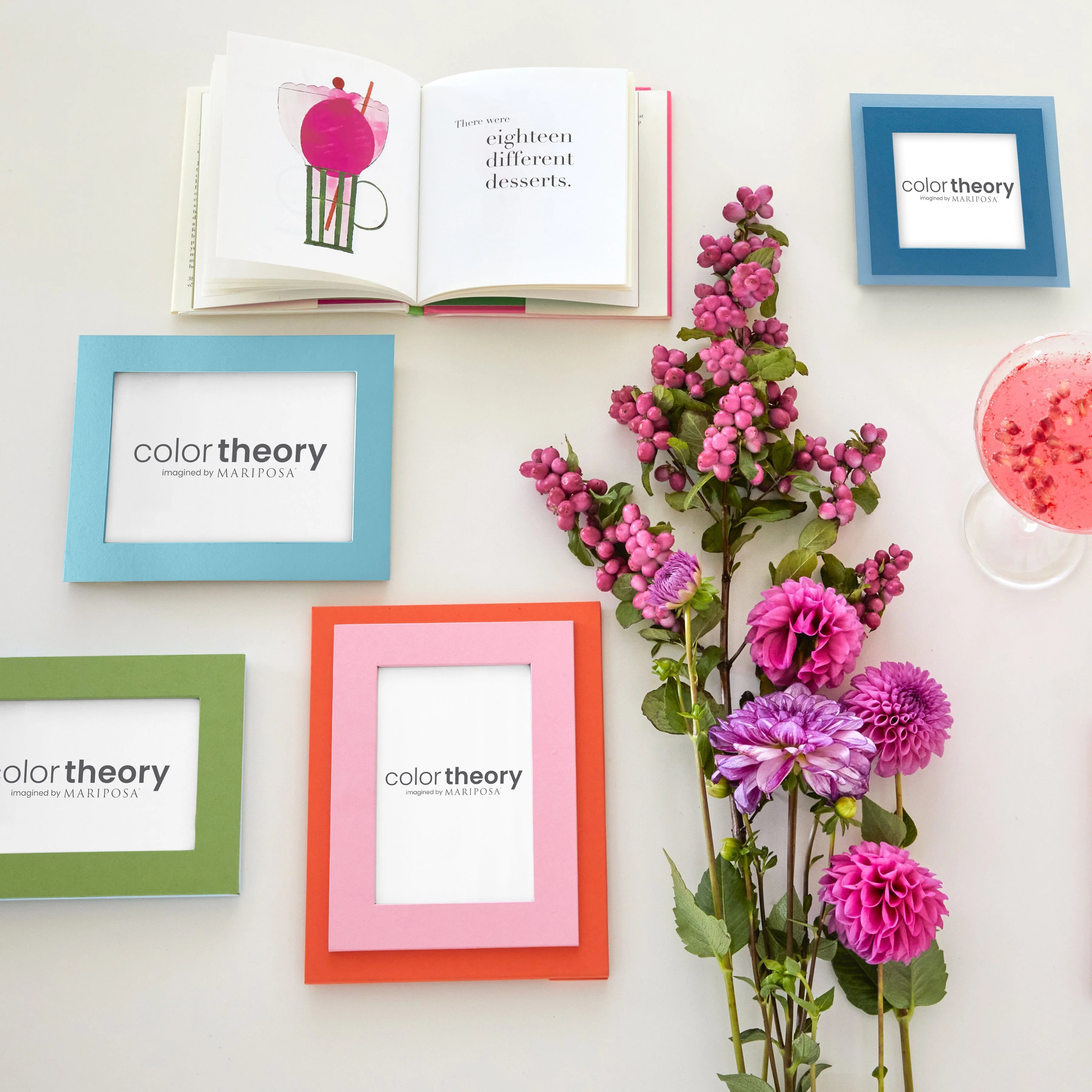 Tiered Pink and Tangerine 4x6 Frame