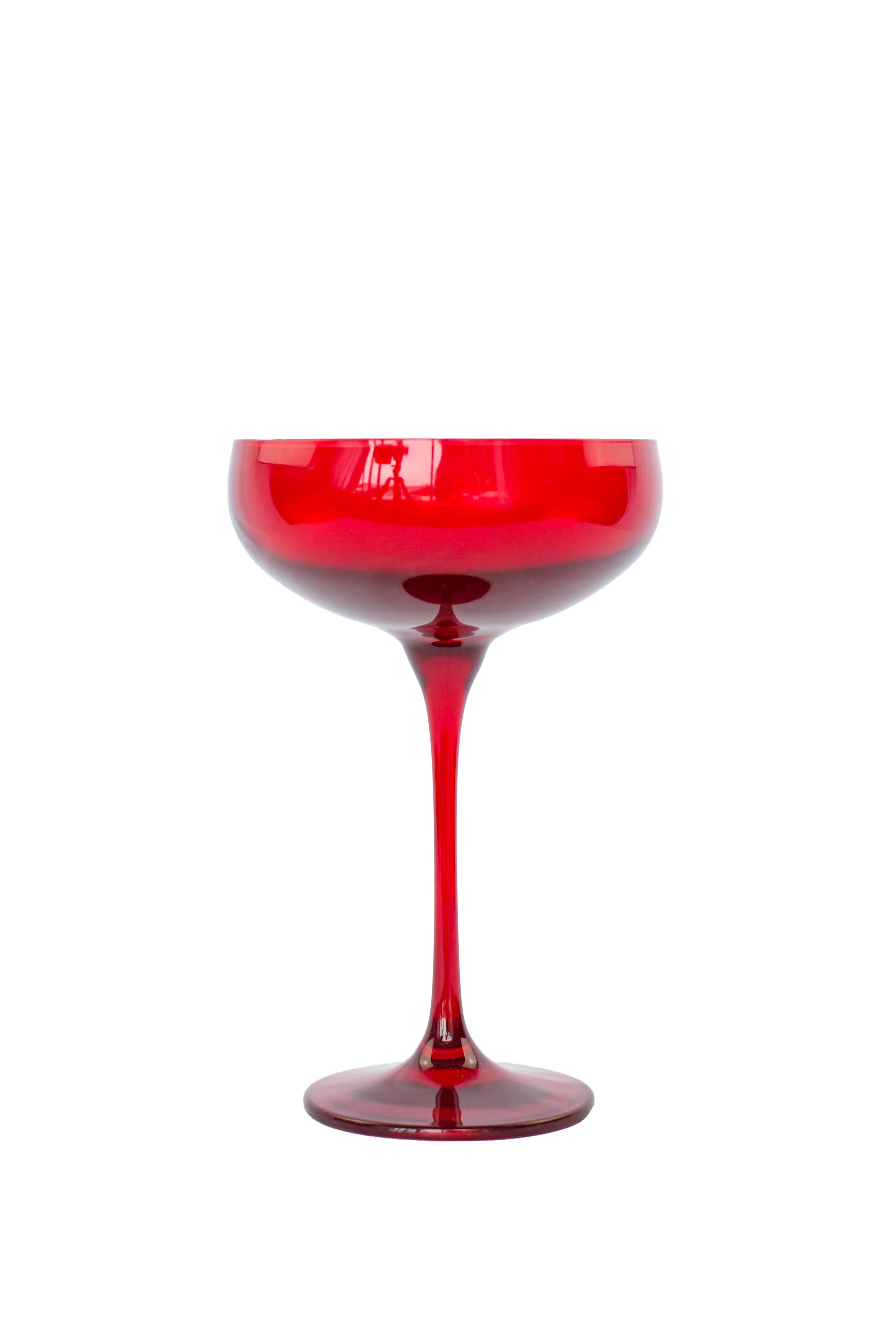 Estelle Champagne Coupe Stemware - Single - Red