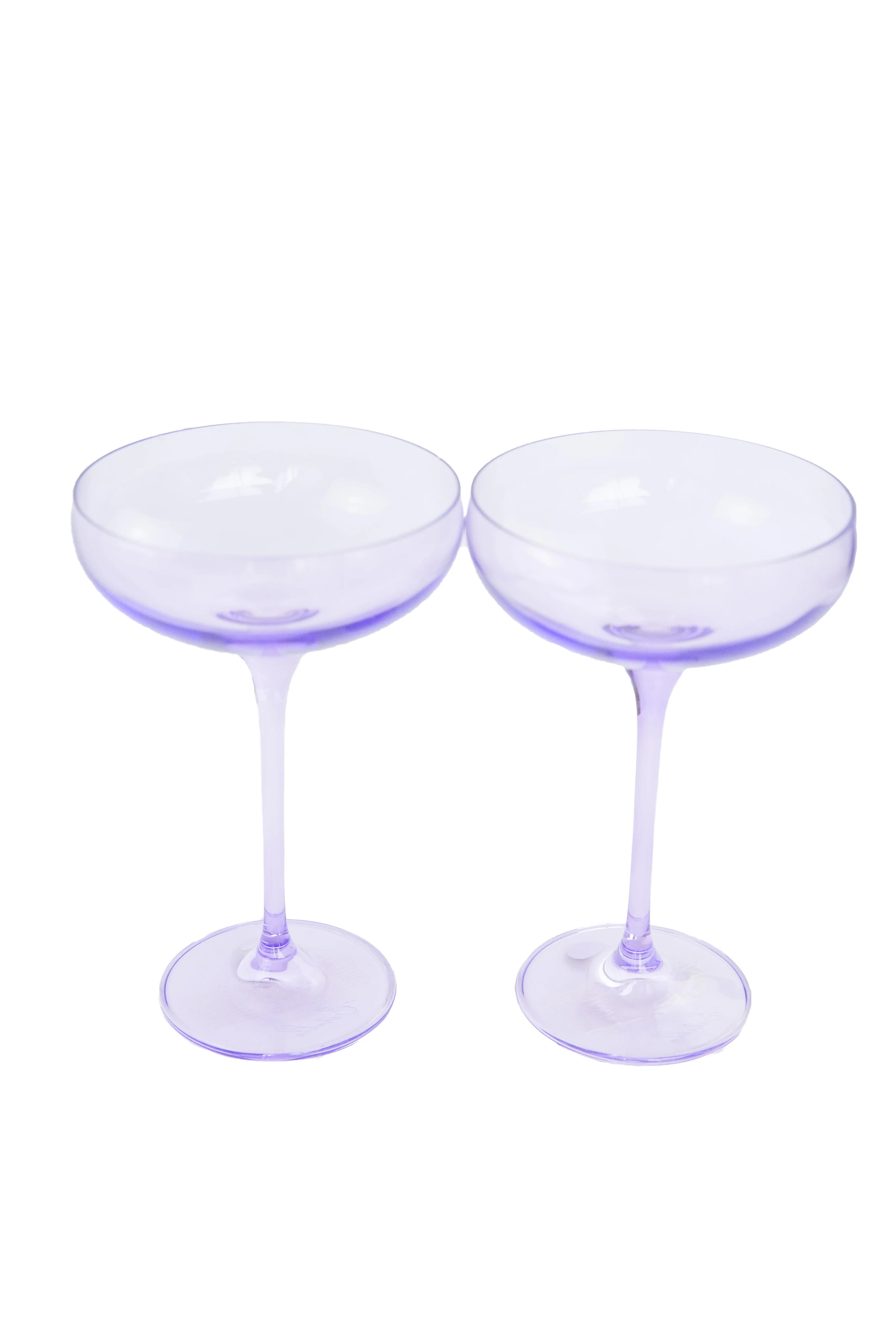 Estelle Champagne Coupe Stemware - Bundle - Lavender