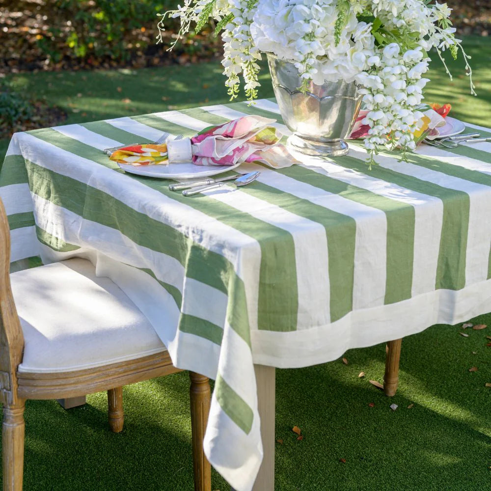 Portofino Bold Stripe Tablecloth