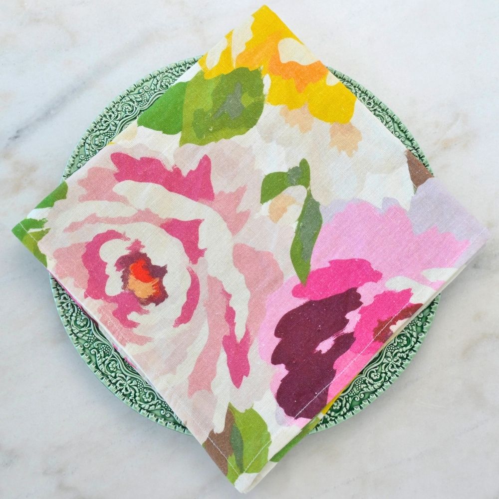 Portofino Summer Garden Large Napkins