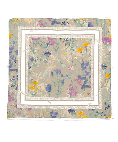 Printed Silky Bandana Scarf
