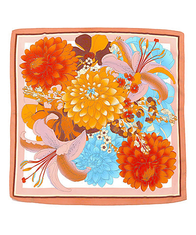 Printed Silky Bandana Scarf