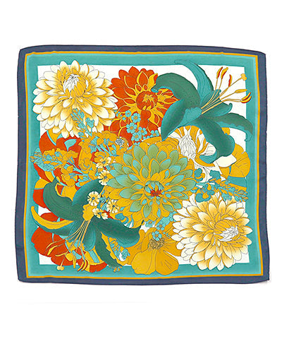 Printed Silky Bandana Scarf