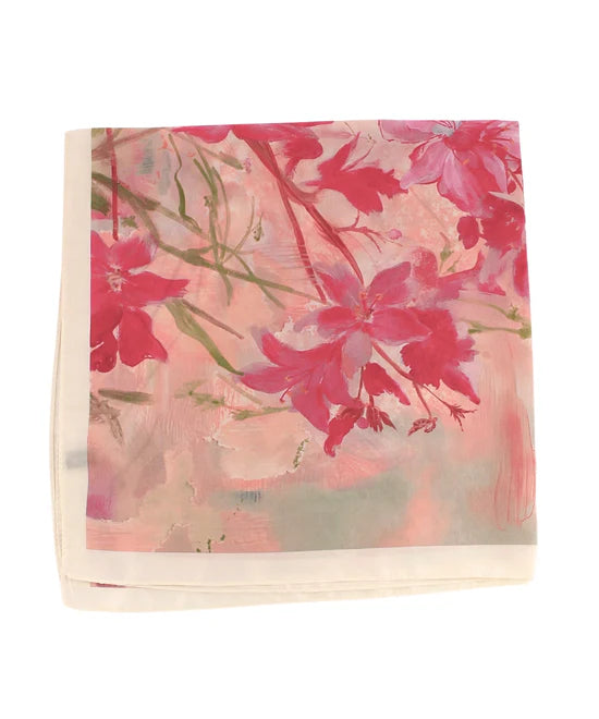Printed Silky Bandana Scarf