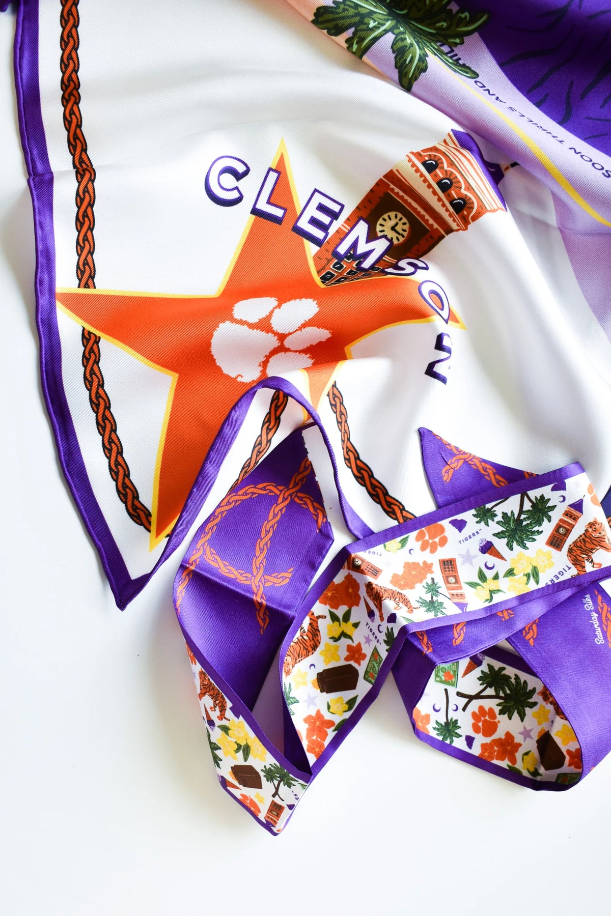 Clemson Tigers Skinny Scarf